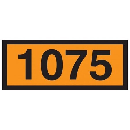 Accuform ORANGE 4DIGIT PANEL 1075 PROPANE MPR601MG MPR601MG